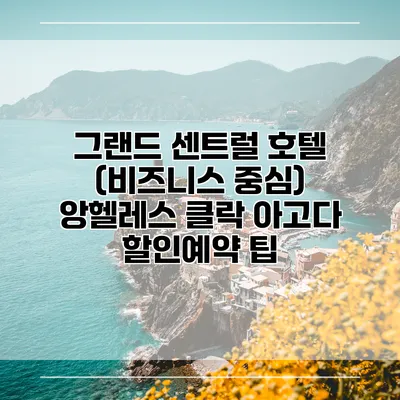 그랜드 센트럴 호텔 (비즈니스 중심) 앙헬레스 클락 아고다 할인예약 팁