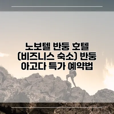 노보텔 반둥 호텔 (비즈니스 숙소) 반둥 아고다 특가 예약법