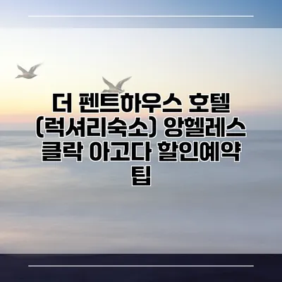 더 펜트하우스 호텔 (럭셔리숙소) 앙헬레스 클락 아고다 할인예약 팁