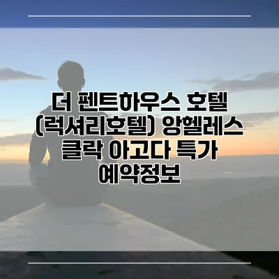 더 펜트하우스 호텔 (럭셔리호텔) 앙헬레스 클락 아고다 특가 예약정보