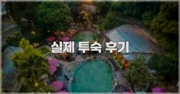 💬 실제 투숙 후기