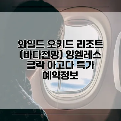 와일드 오키드 리조트 (바다전망) 앙헬레스 클락 아고다 특가 예약정보