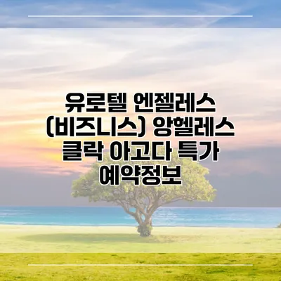 유로텔 엔젤레스 (비즈니스) 앙헬레스 클락 아고다 특가 예약정보