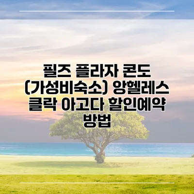 필즈 플라자 콘도 (가성비숙소) 앙헬레스 클락 아고다 할인예약 방법