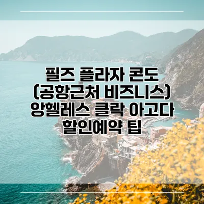 필즈 플라자 콘도 (공항근처 비즈니스) 앙헬레스 클락 아고다 할인예약 팁