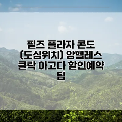 필즈 플라자 콘도 (도심위치) 앙헬레스 클락 아고다 할인예약 팁